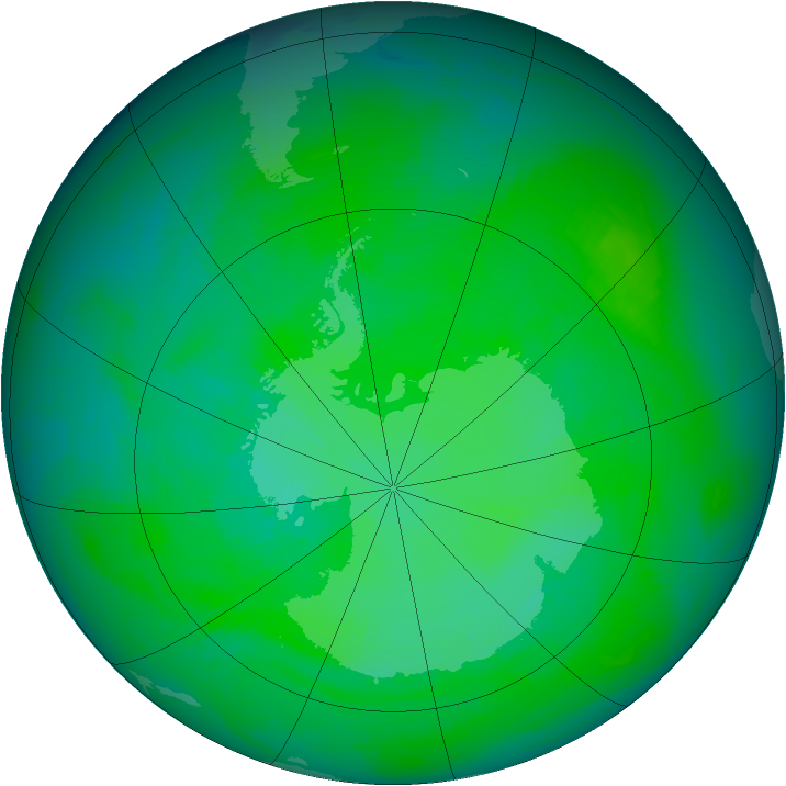 Ozone Map 1982-12-14
